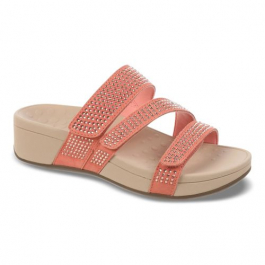 Red cheap vionic sandals