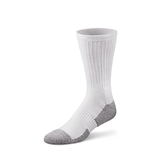 Dr Comfort Crew Socks White