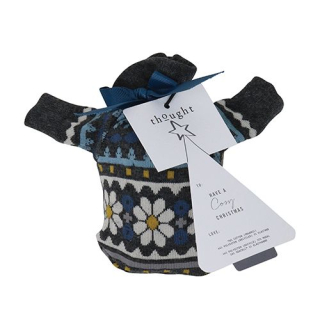 Thought Neeva Christmas Jumper Socks in a bag UK 4 - 7