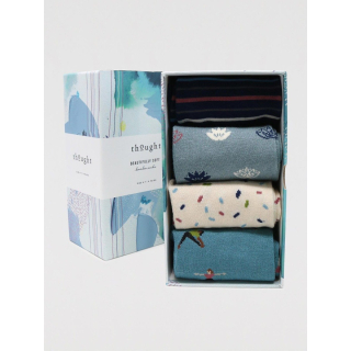 Thought Mornie Yogi Sock Box (4 Pairs) UK 4 - 7